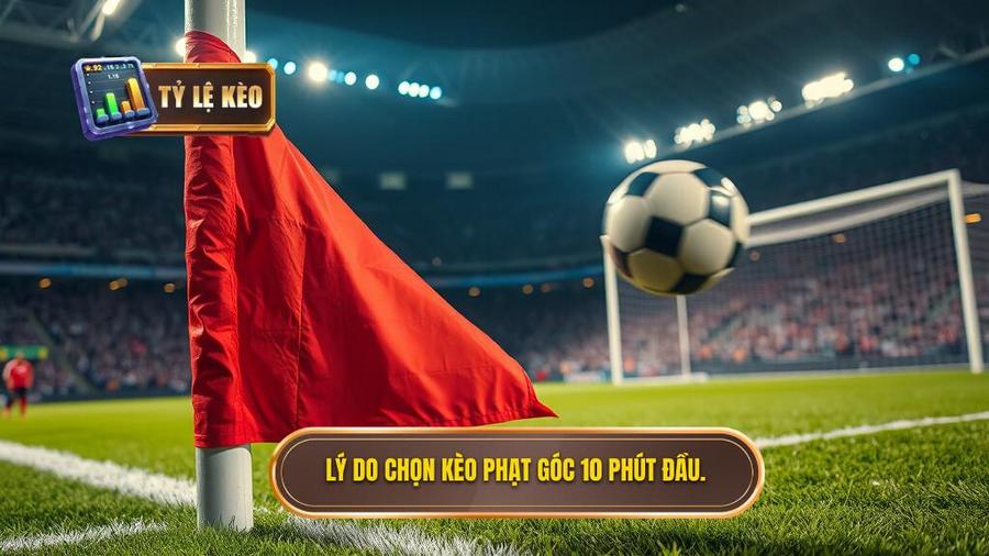Kèo cược đội nhận quả phạt góc trong 10 phút đầu: Cẩm nang từ chuyên gia TỶ LỆ KÈO 2 Lý do chọn kèo phạt góc 10 phút đầu